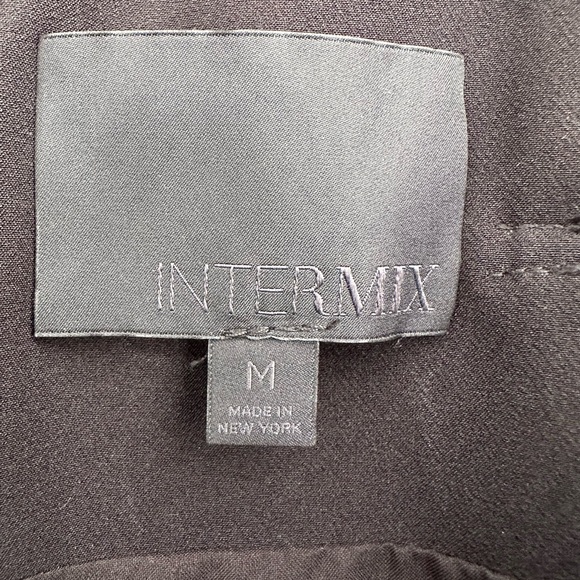 Intermix Exclusive Women’s Black Button Midi Pencil Skirt - Picture 6 of 8